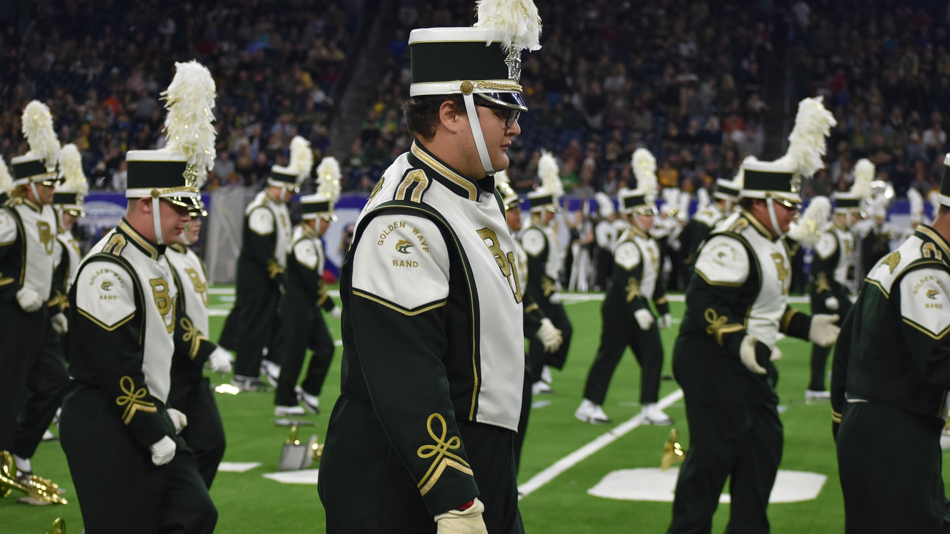 Photos Baylor’s Cheerleaders, Dance Team & Marching Band at 2018 Texas