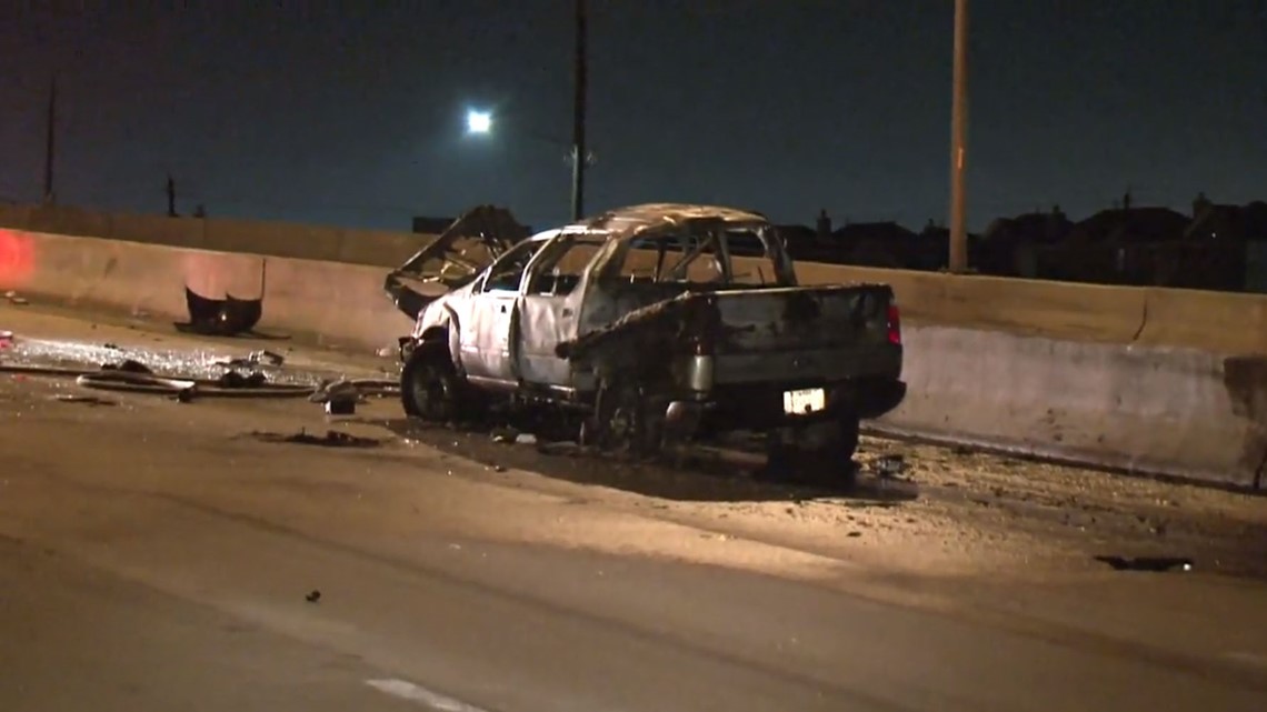 Woman, girl ejected from fiery crash in southwest Houston, police say