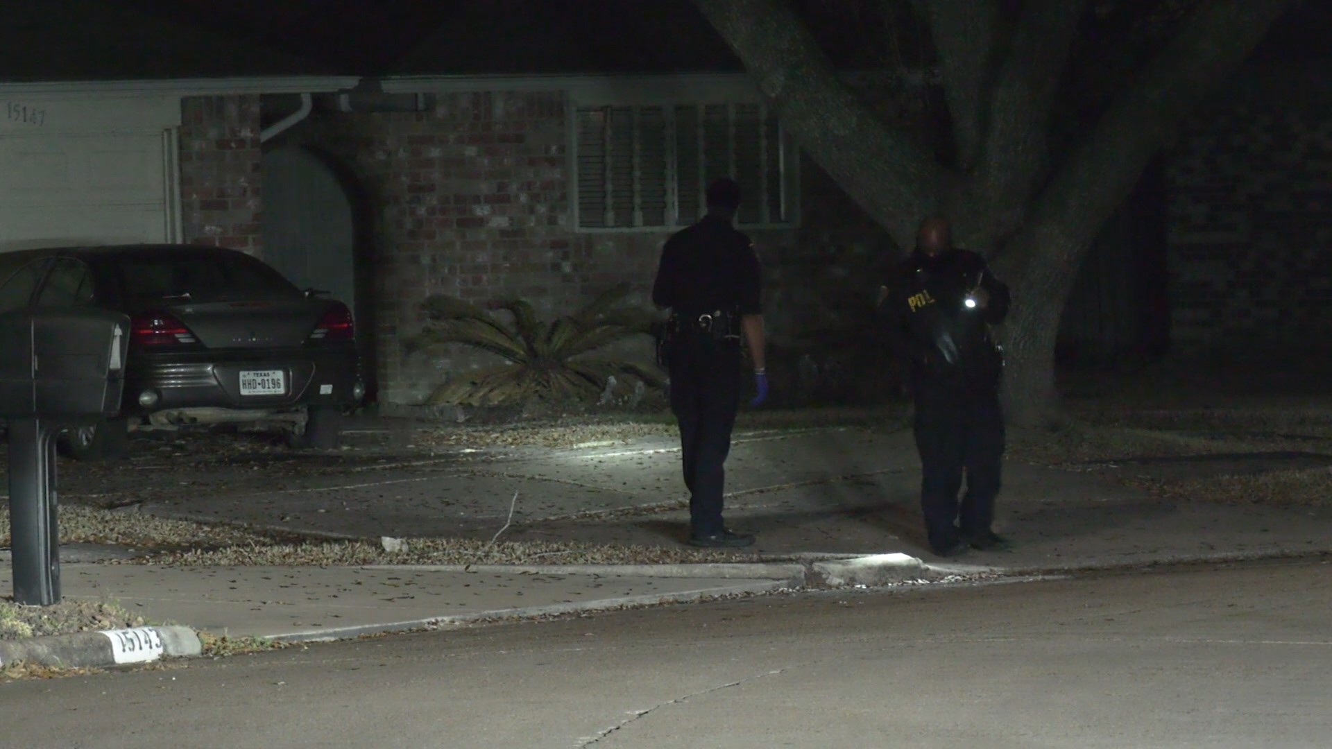 A man was found dead in the driveway of a home in the Missouri City area late Wednesday, Houston police said.