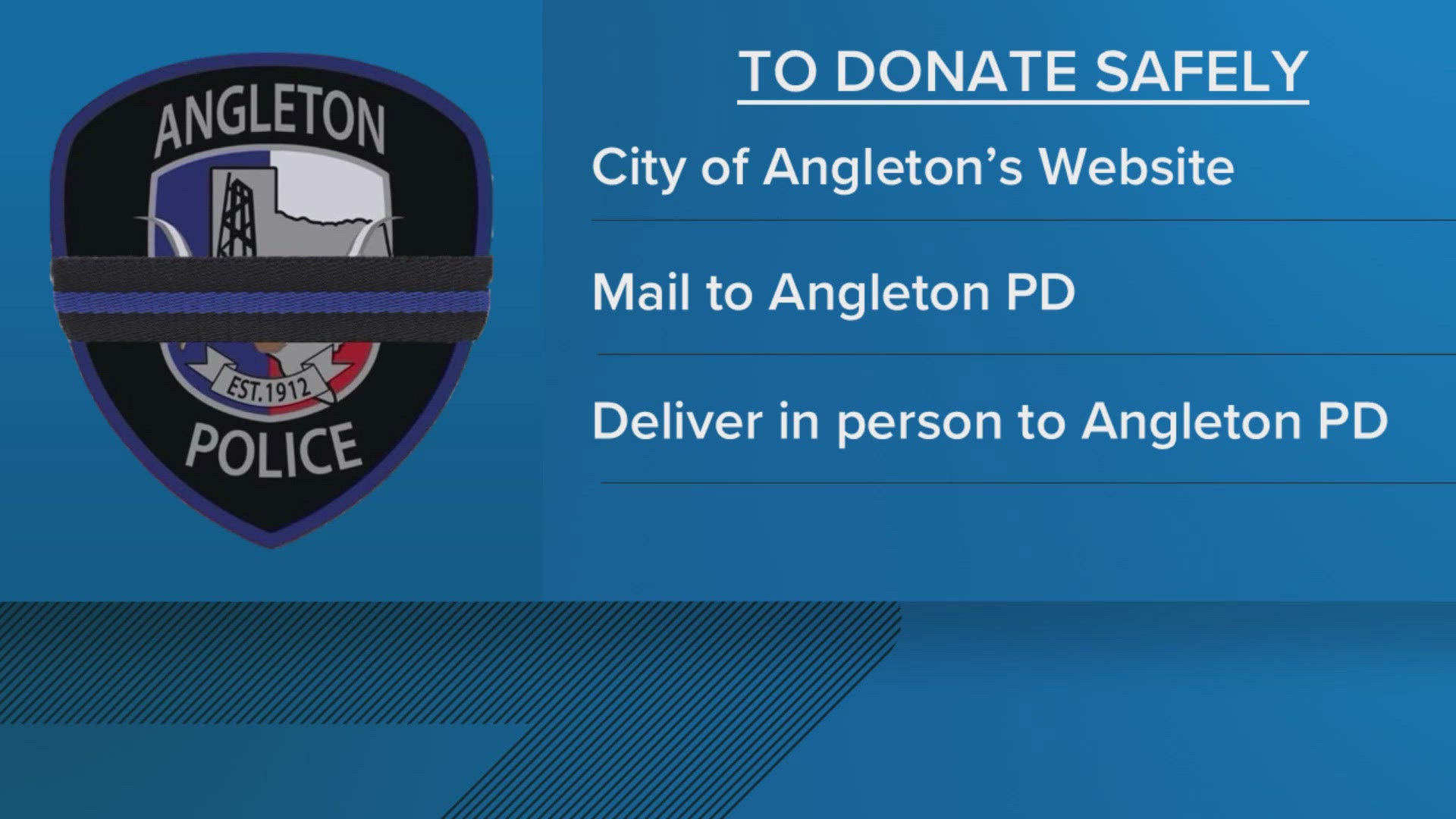 Angleton PD warns of scam fundraisers after Sgt. J.D. White's death ...