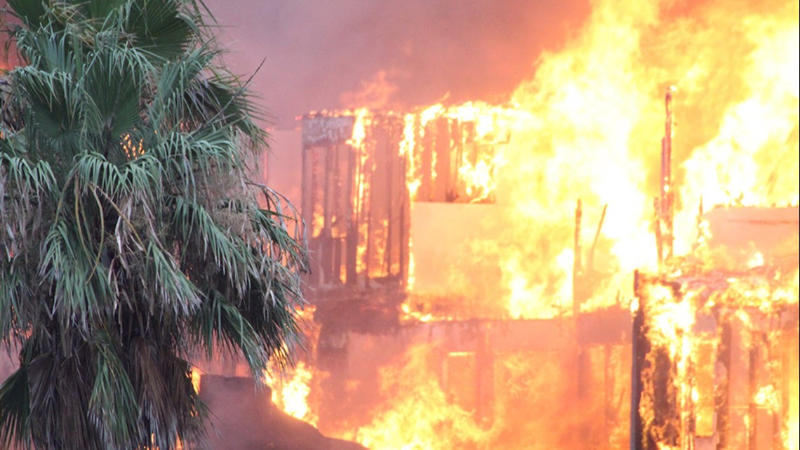 Huge fire destroys GulfPoint condos on South Padre in Texas | khou.com