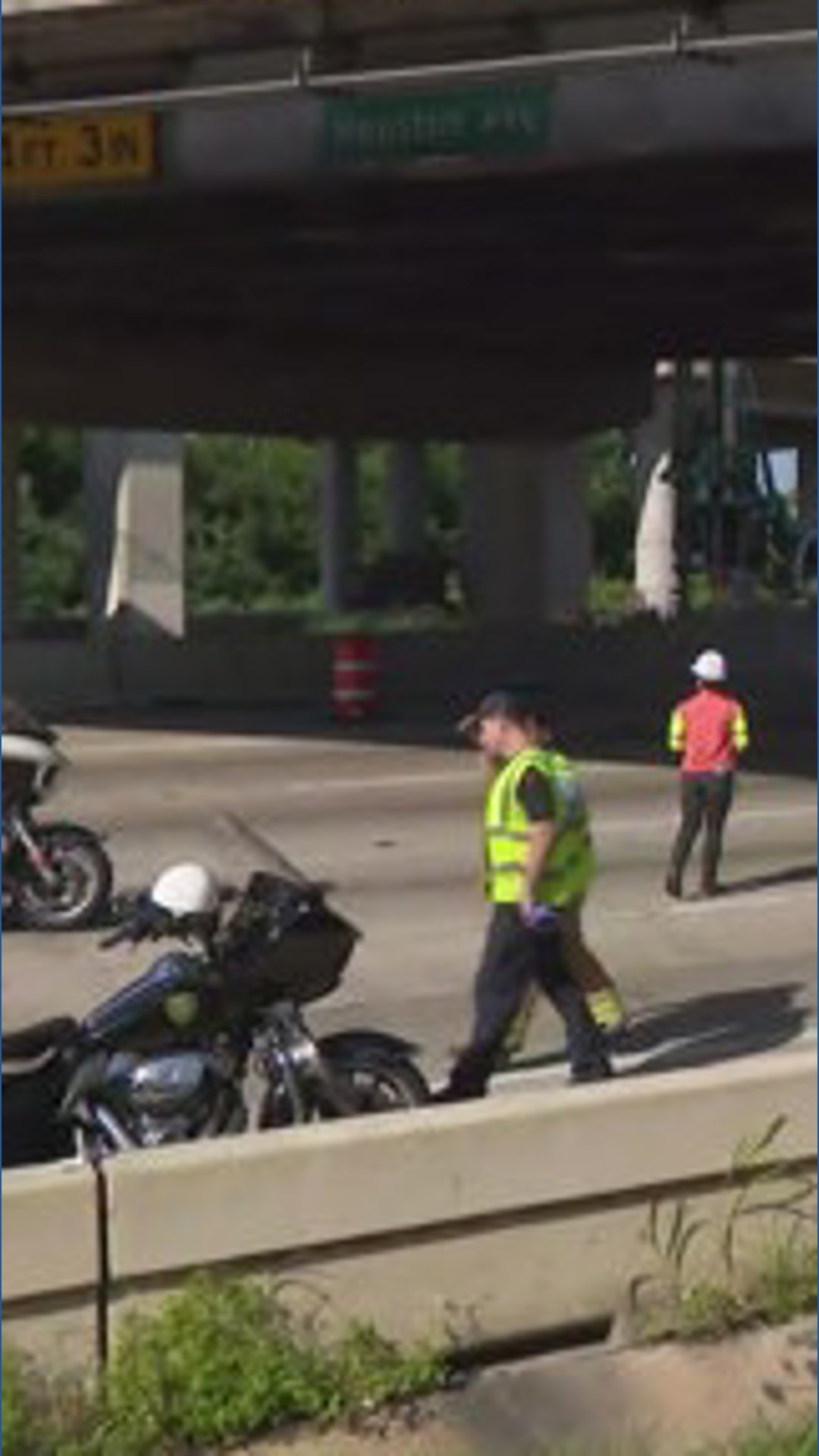 Houston Ave. bridge over I-10 struck by truck | khou.com