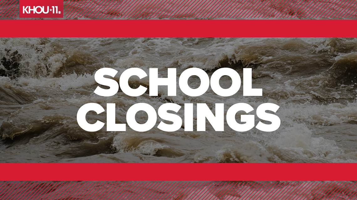 Sekolah di area Houston tutup atau mulai terlambat pada hari Selasa