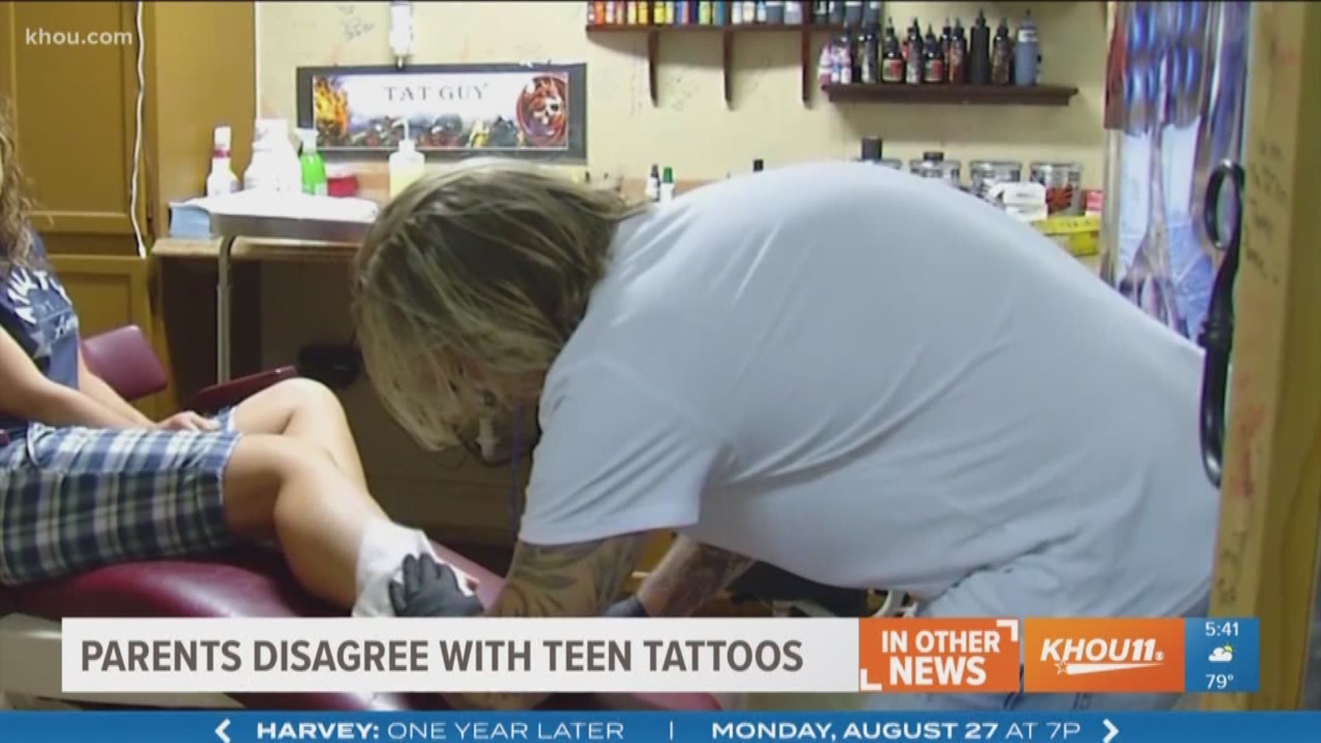 78% of parents disapprove of tattoos