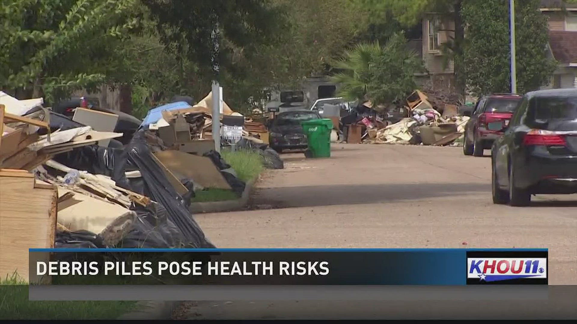 As residents work to clean out their flooded homes, they may not realize the risks that remain in their streets. Dirt and debris left behind from floodwaters may pose health hazards that many have not yet heard of. "We've done some testing. Very little is