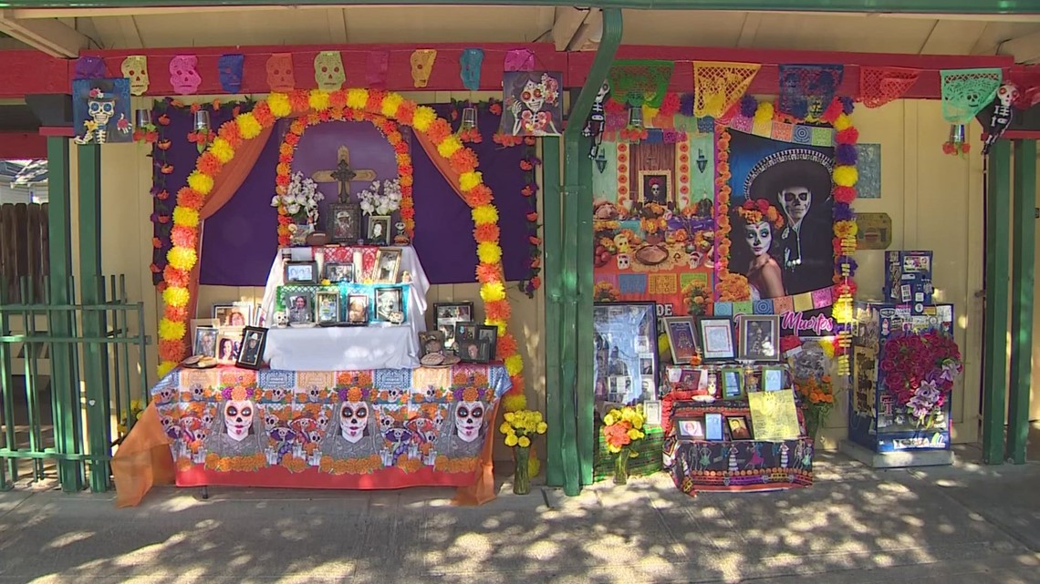 'A celebration of life' Día de los Muertos shrine at Houston burger