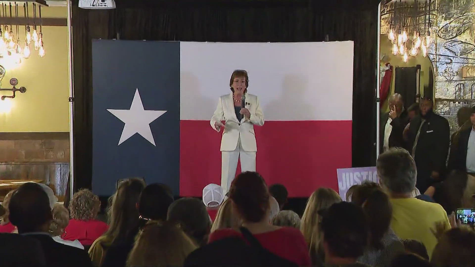 On Tuesday, Kim Ogg announced her endorsement during a law enforcement and public safety rally hosted by Ted Cruz in Houston.