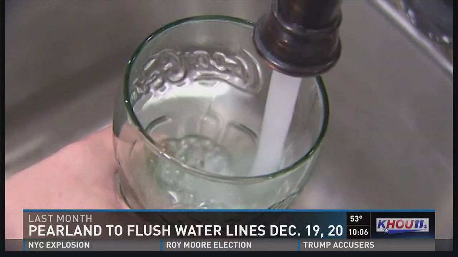 Residents in Pearland who have been living with smelly tap water are finally getting some action from the City.