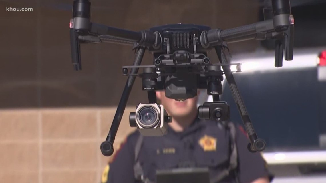 Meet 'Maverick' and 'Goose': Precinct 5's crime-fighting drones | khou.com