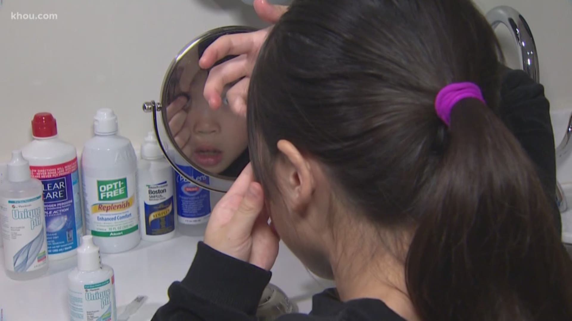 The University of Houston’s Eye Institute is working to correct nearsightedness in a unique way.
