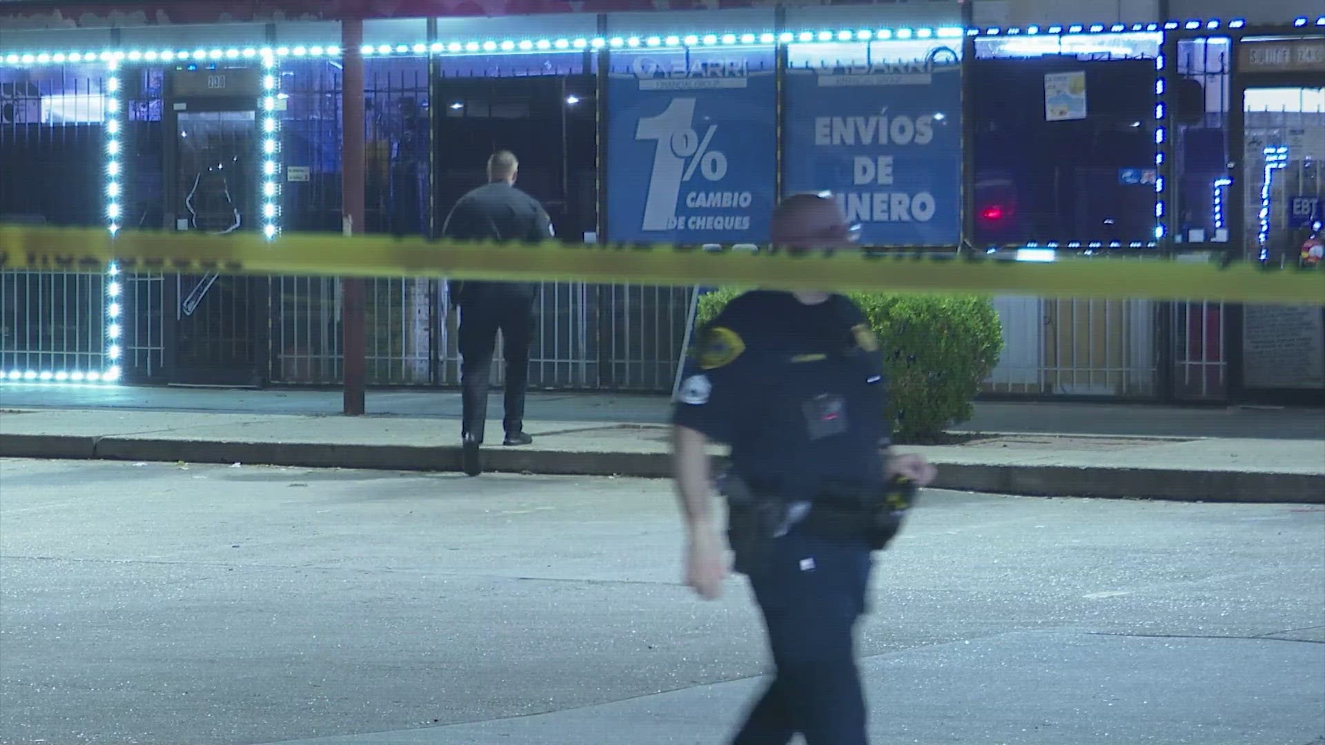 Police said after the victims were denied entry to the club, they were robbed and shot by two men as they walked back to their car.