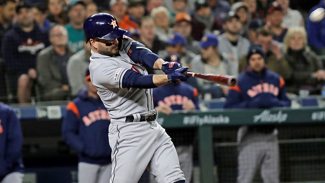 Jose Altuve, Yuli Gurriel hit grand slams, Astros beat Seattle 10-6