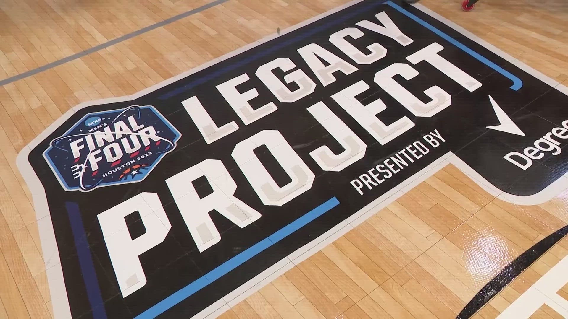 The Legacy Project included a $100,000 renovation of the Blue Triangle Community Center gymnasium.