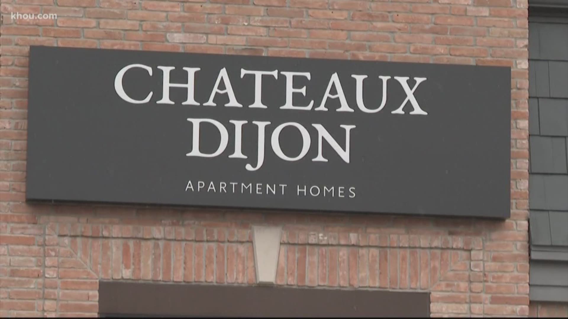 The worker is expected to survive after she was shot at the Chateaux Dijon apartments on Wednesday.
