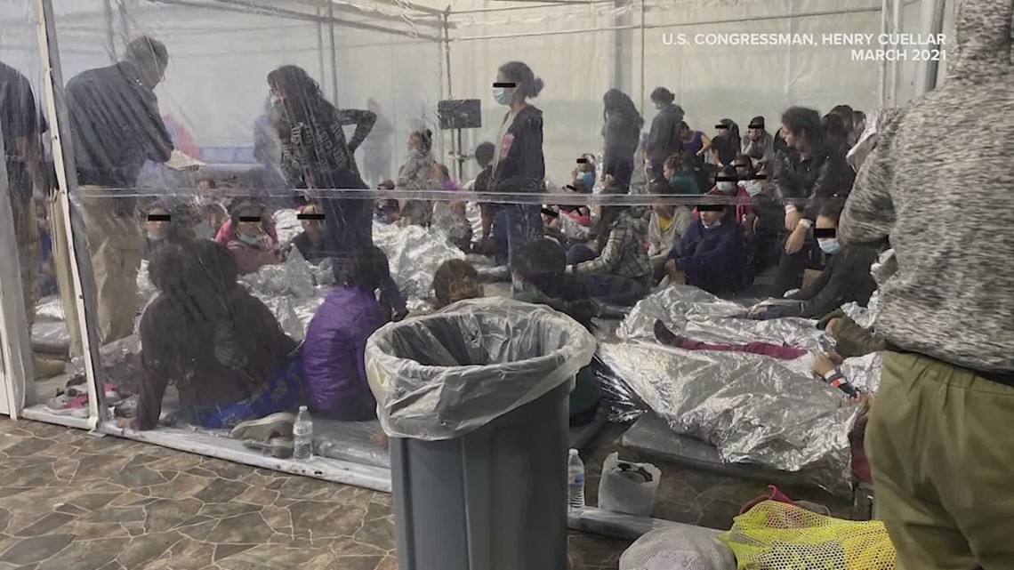 Border crisis pictures: Cuellar shares photos of the conditions | khou.com