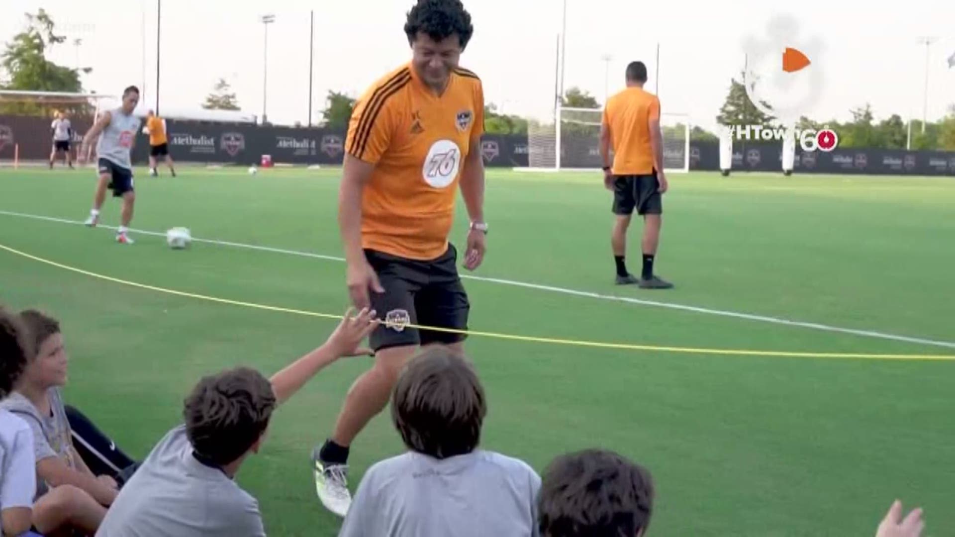 Parents, your kids can learn to play soccer like the pros this summer with the Dynamo and Dash youth soccer camps. Our Ruben Galvan shows us in this morning's HTown60.