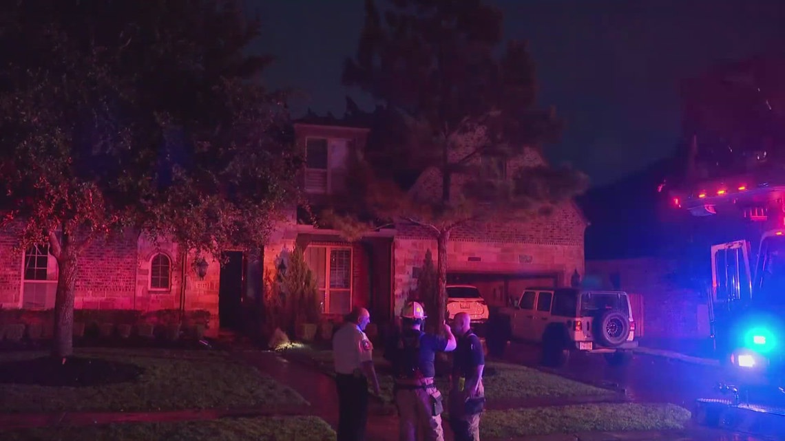 Lightning sparks several house fires in the Cinco Ranch area, firefighters say