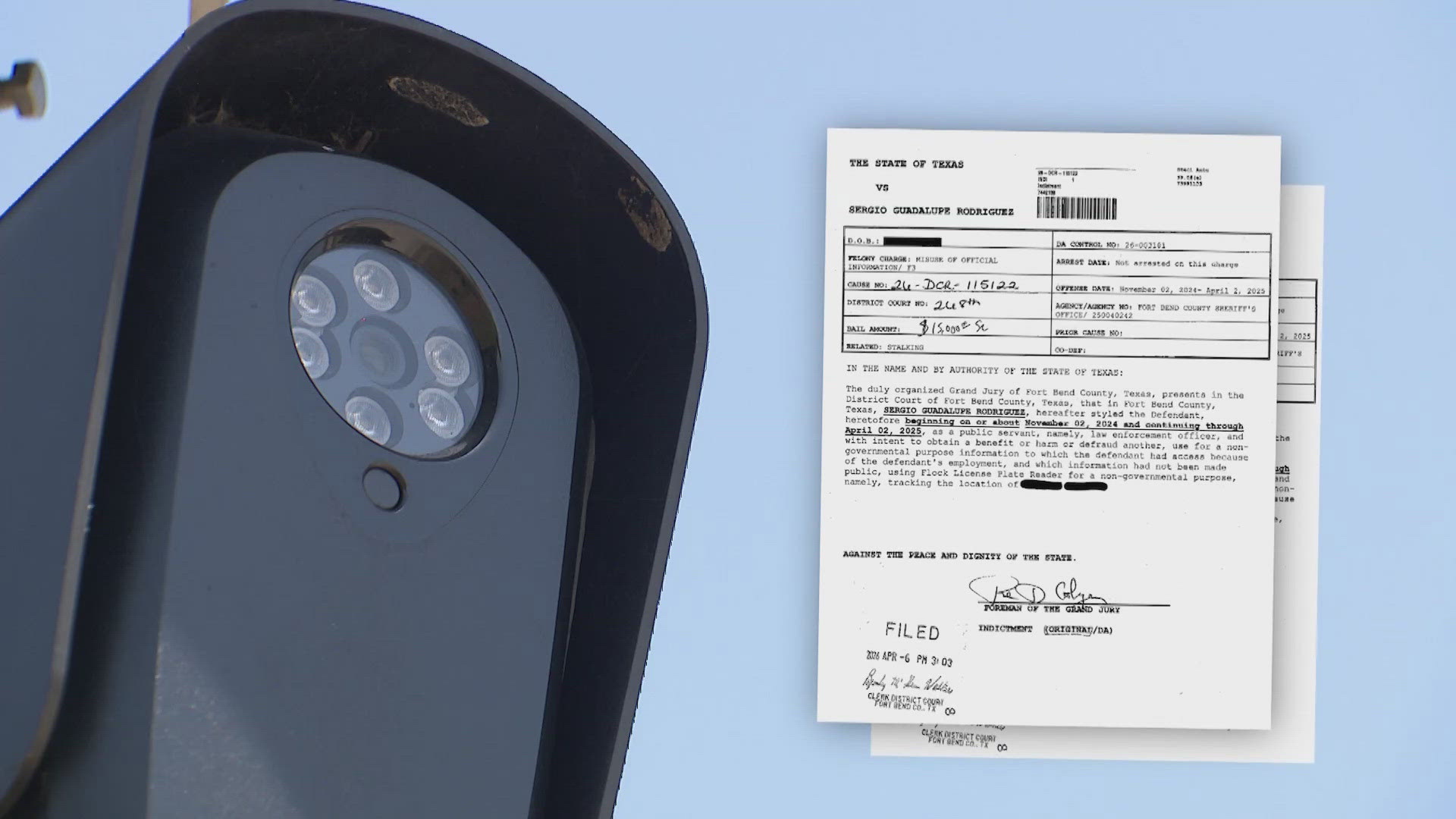 Sources: Katy PD officer fired, charged for allegedly using Flock cameras more than 2,300 times to stalk ex