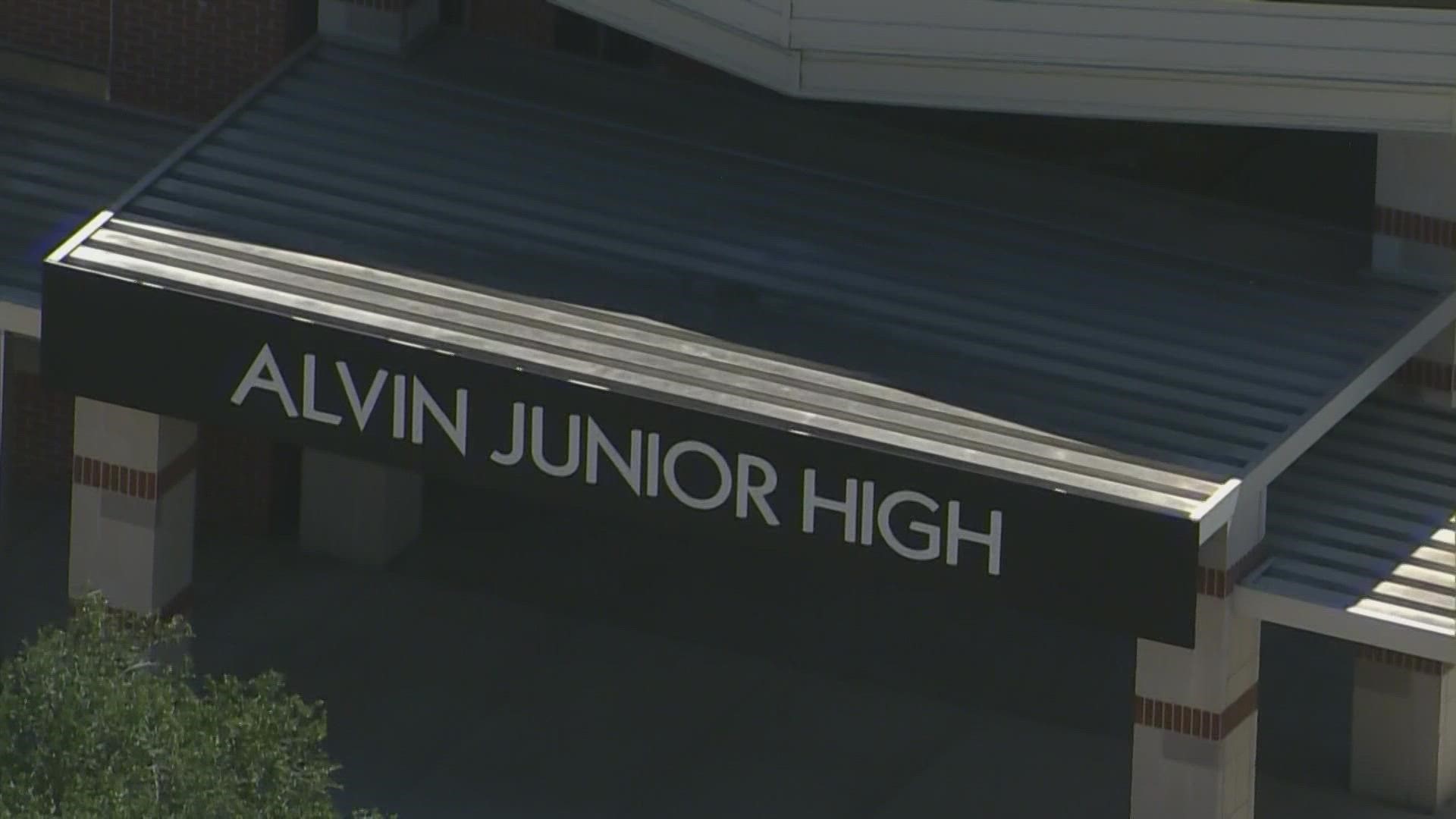 An Alvin ISD faculty member was hospitalized after being stabbed by a student Tuesday morning, according to officials.