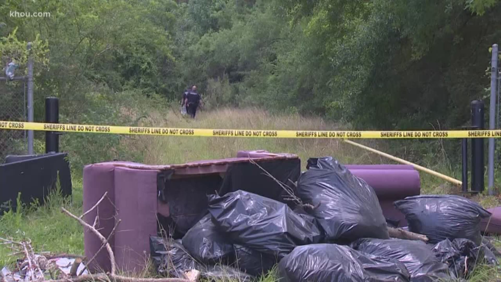 Human remains were found scattered in a wooded area in northeast Harris County. The bones are badly decomposed and it's not clear how long they have been there.