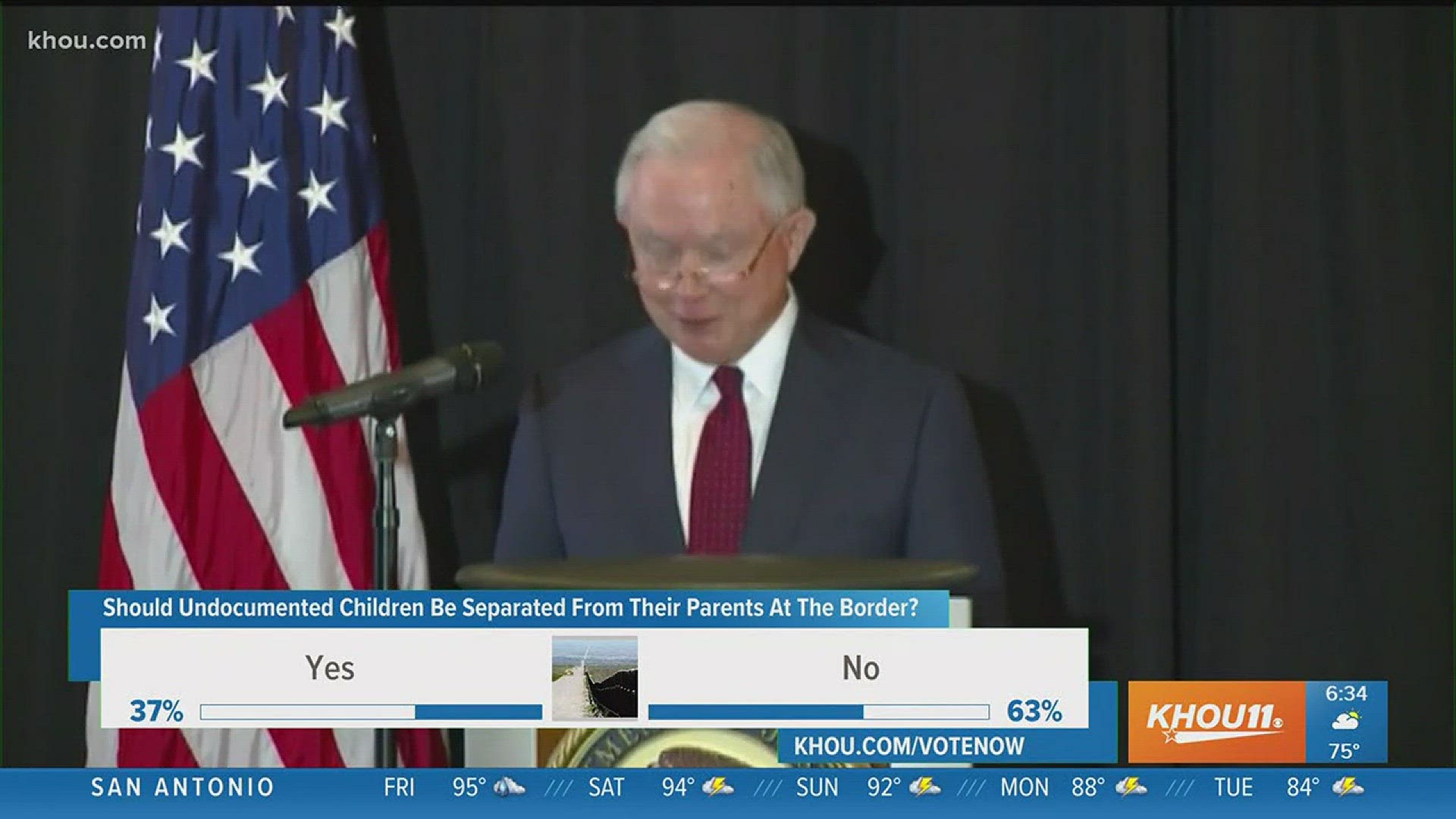 AG Sessions uses Romans 13:1 to defend immigration policy
