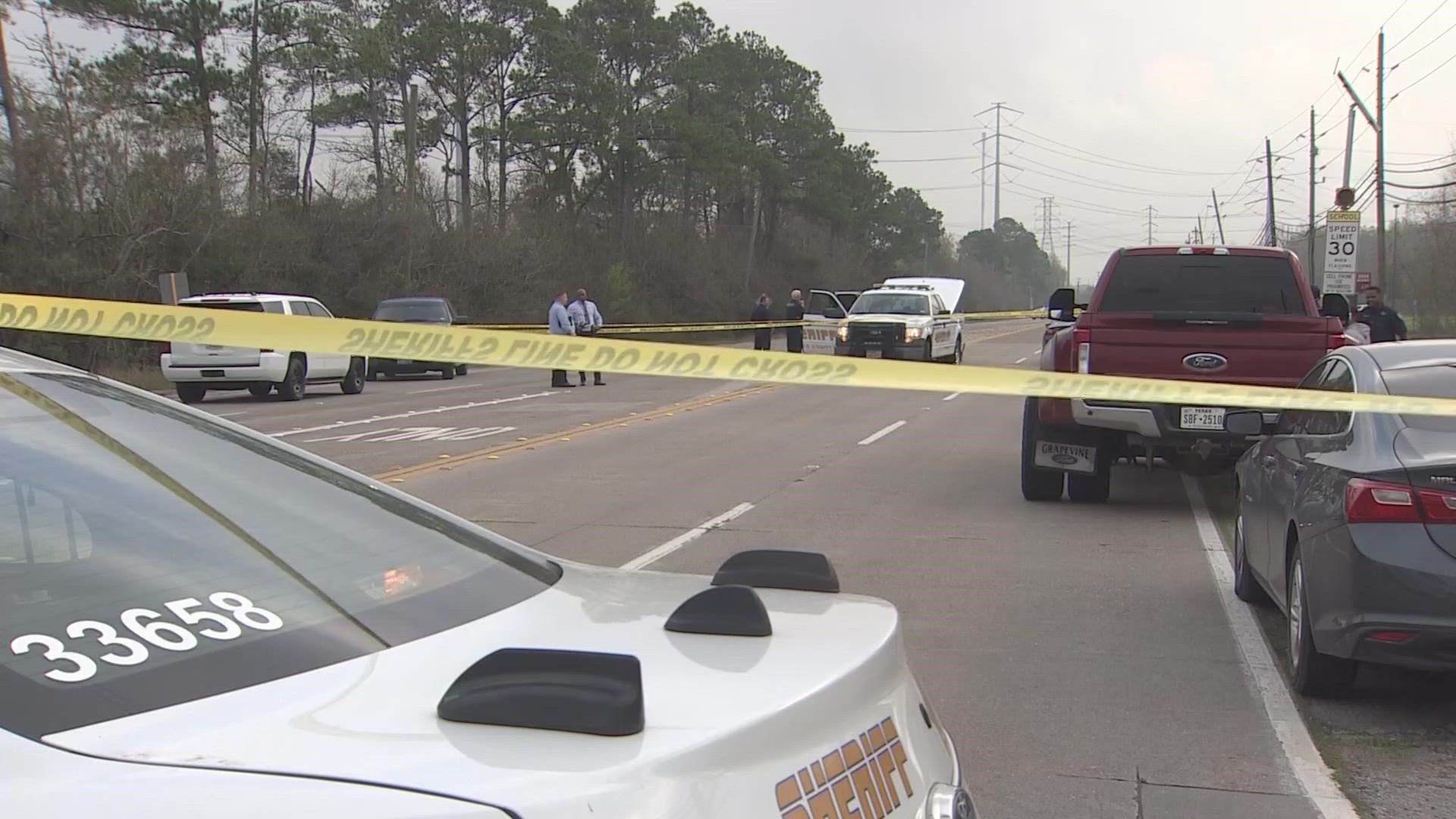 A man is dead after deputies suspect he may have been involved in car burglaries in the Channelview area.