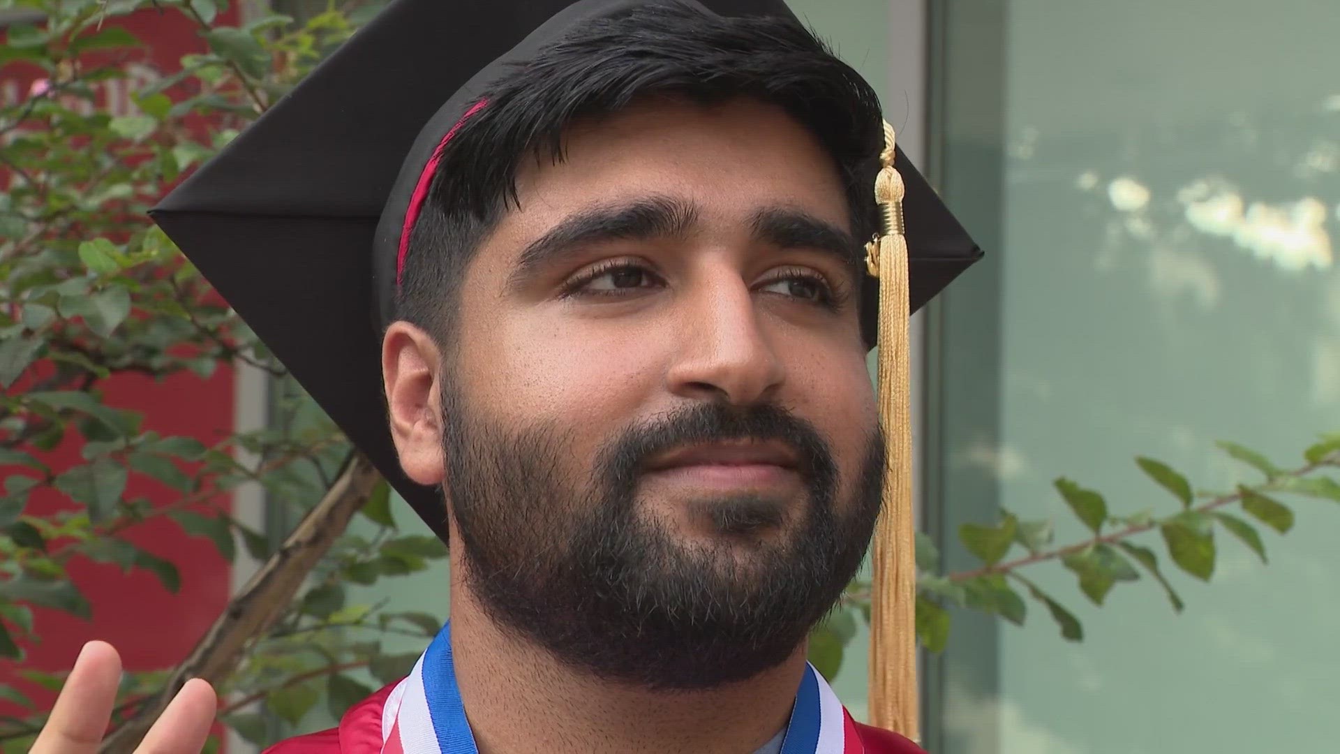 Saad Nadeem is making his family proud. His hard work for the last four years earned him three college degrees.