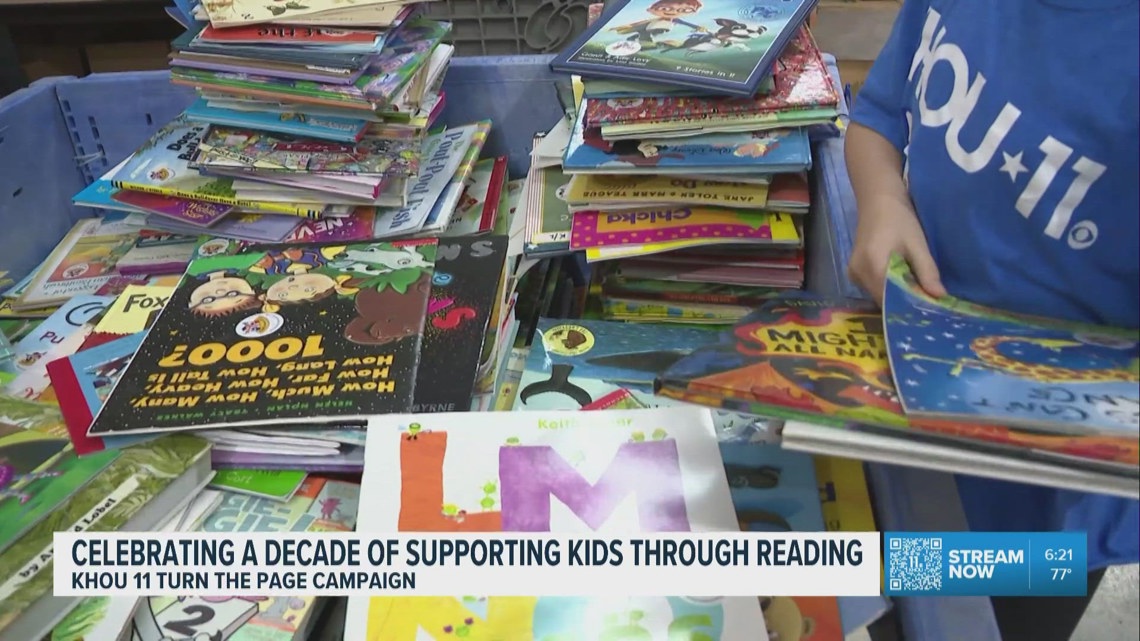 KHOU 11 marks 10 years of helping put books in kids' hands through Turn ...