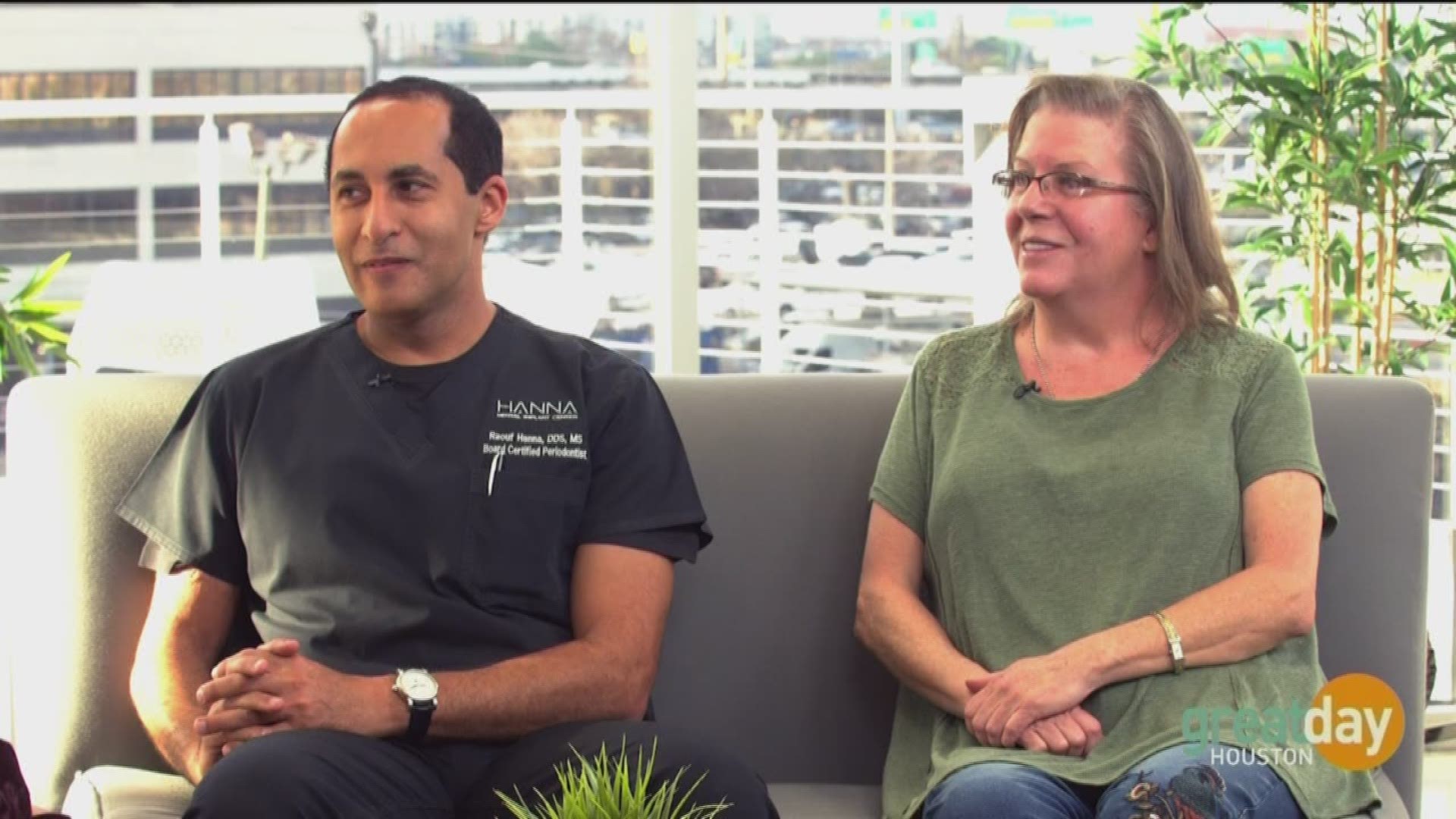 Periodontist Dr. Raouf Hanna discusses his patient, Marilyn Compton, and the incredible work that went into her new smile