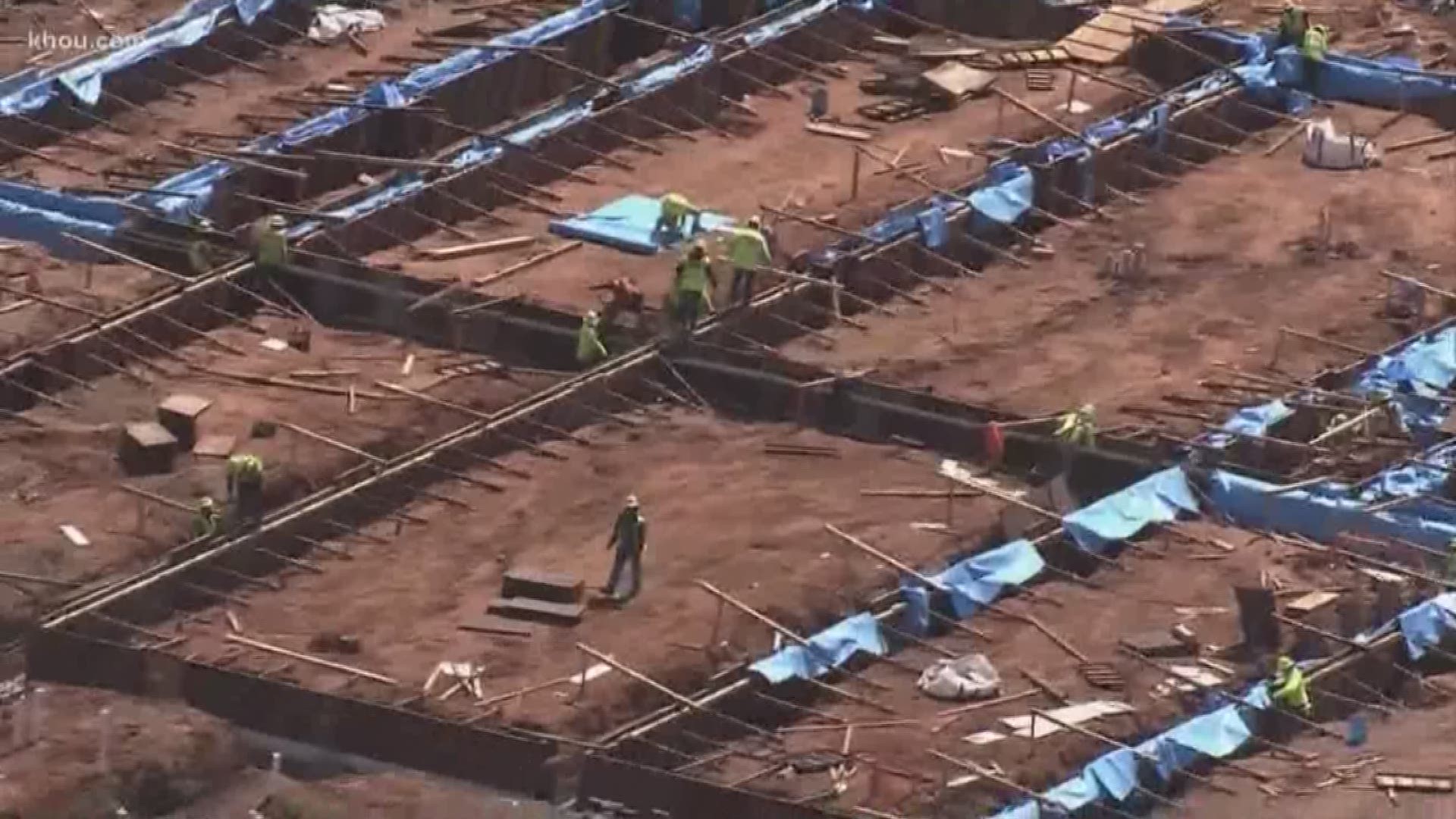 The remains of former slaves found hidden under a construction site in Sugar Land will be dug up, then moved to another location.