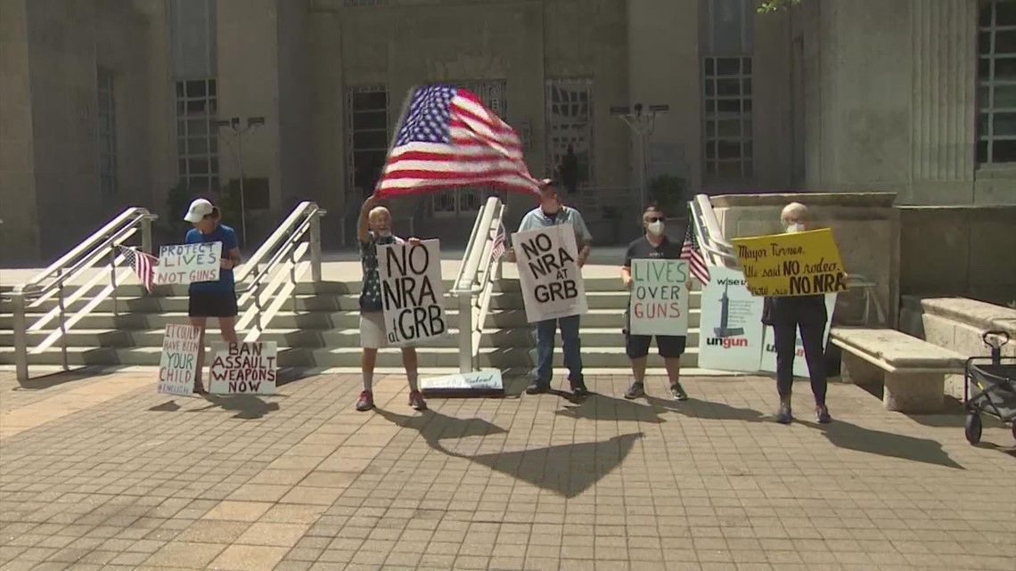 Protests planned today over NRA Convention, set to begin in Houston