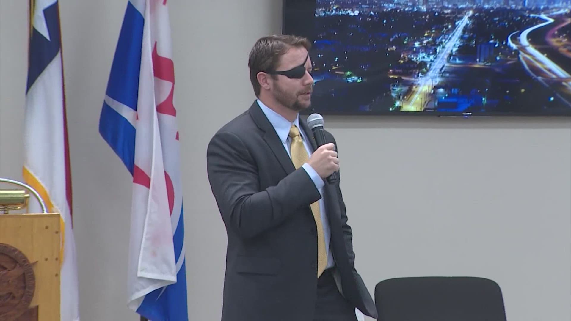 Congressman Dan Crenshaw is recovering after having emergency surgery on his left eye after doctors discovered his retina was detaching.