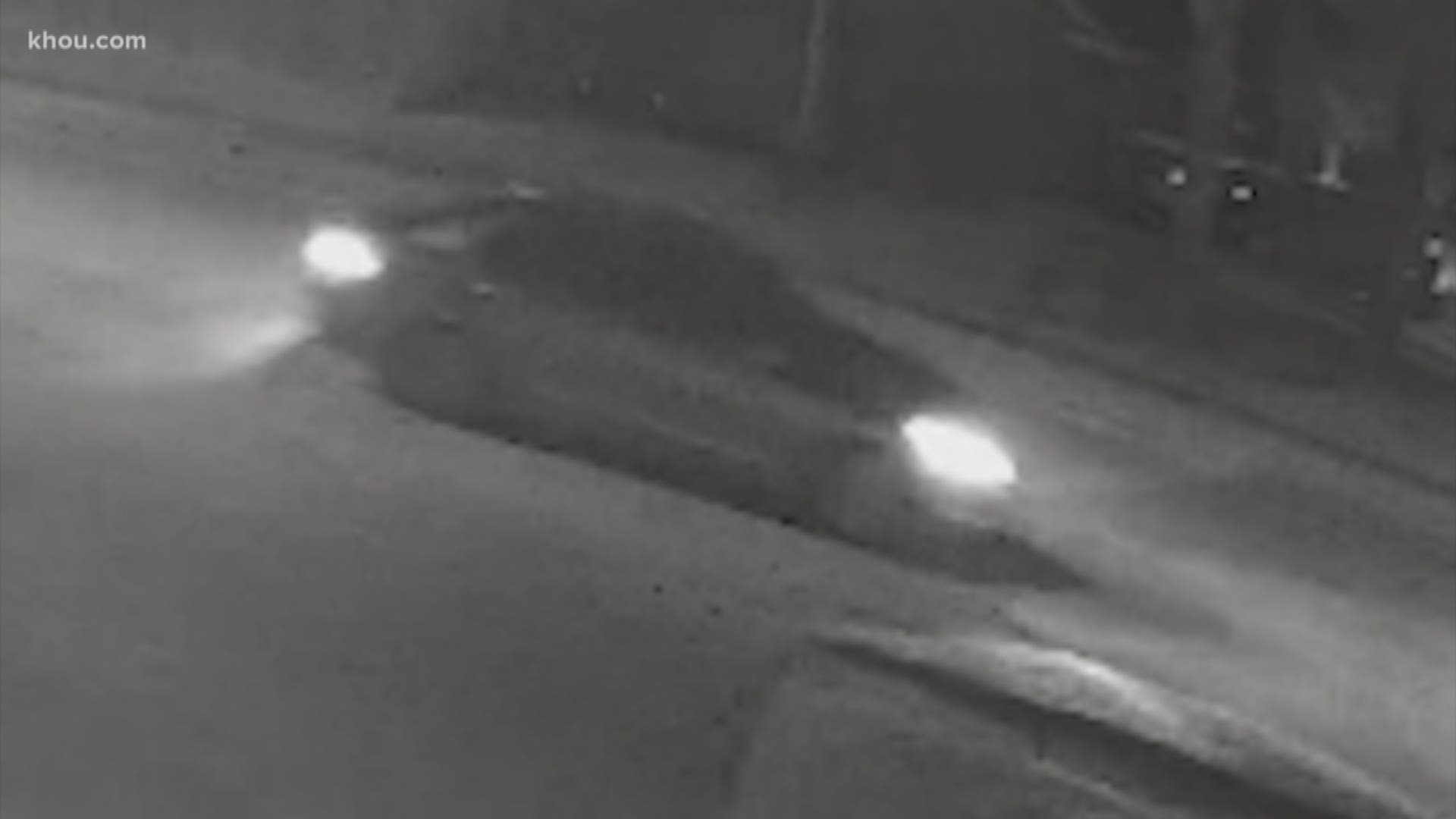 Deputies released a surveillance photo of a vehicle of interest in connection with the fatal shooting of a Katy-area father during a home invasion.