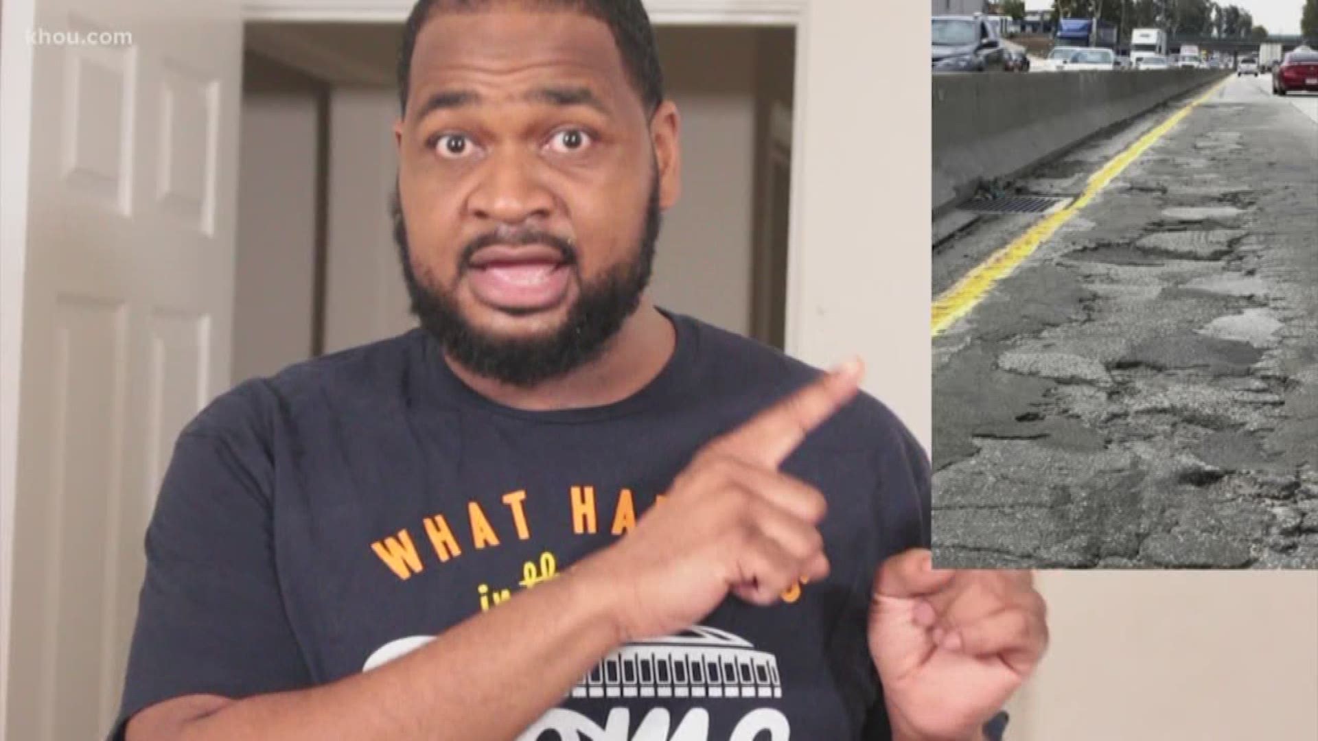 What would your drive to work be, without a few potholes? Our Chinedu Ogu is giving h-town a new name "Pothole City." Here's this week's "That's So Houston."