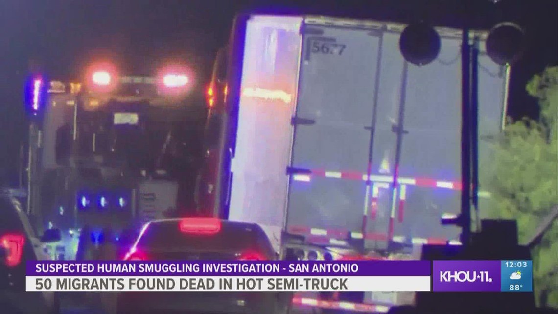 50 migrants found dead in big rig in San Antonio, Texas