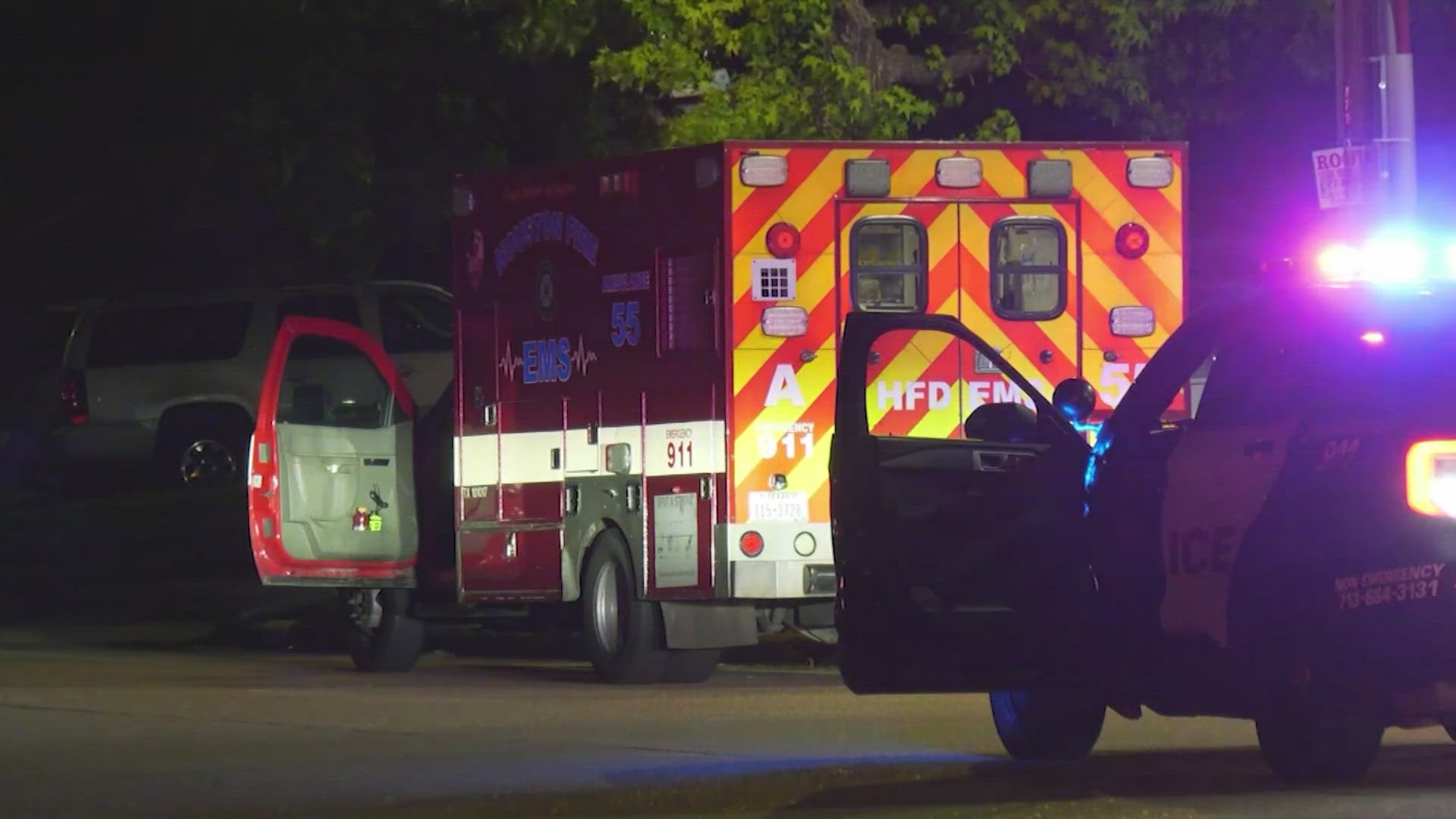 The Houston Police Department recovered the stolen ambulance at around 1:30 a.m. but did not find the woman with it.