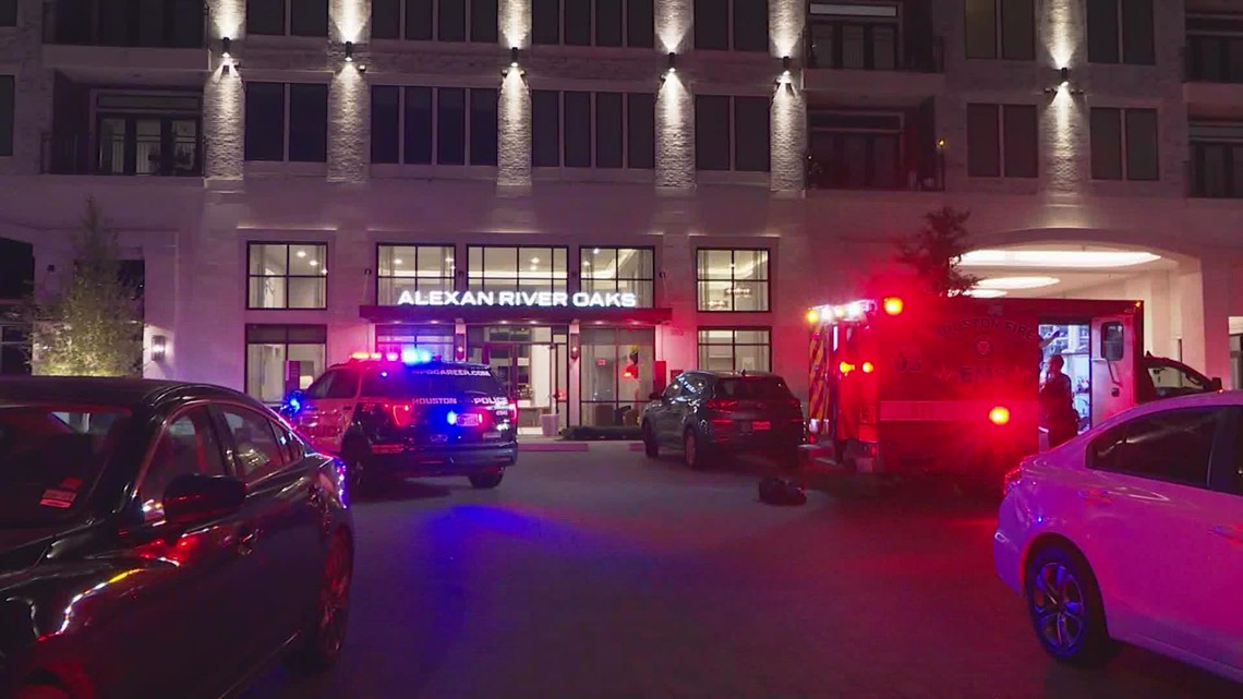 Man shot in chest after standing on balcony, police say