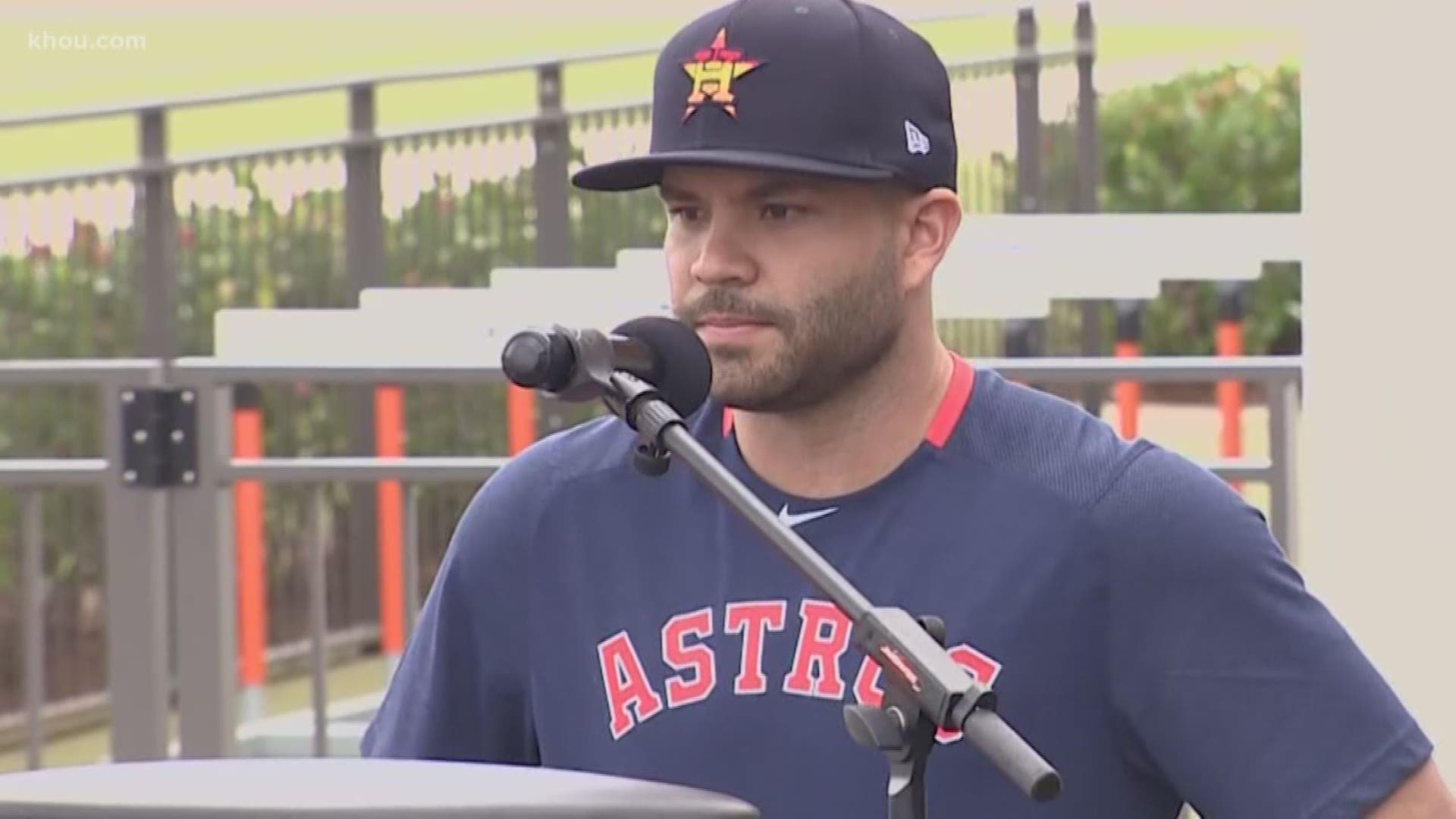 Houston Astros fans had mixed reactions to the team's apologies about their cheating scandal during a news conference on the first day of Spring Training.