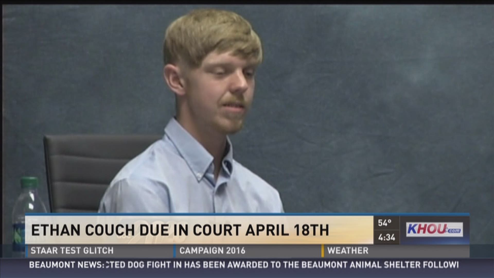 A date was set Wednesday for Ethan Couch's first appearance before an adult court judge.