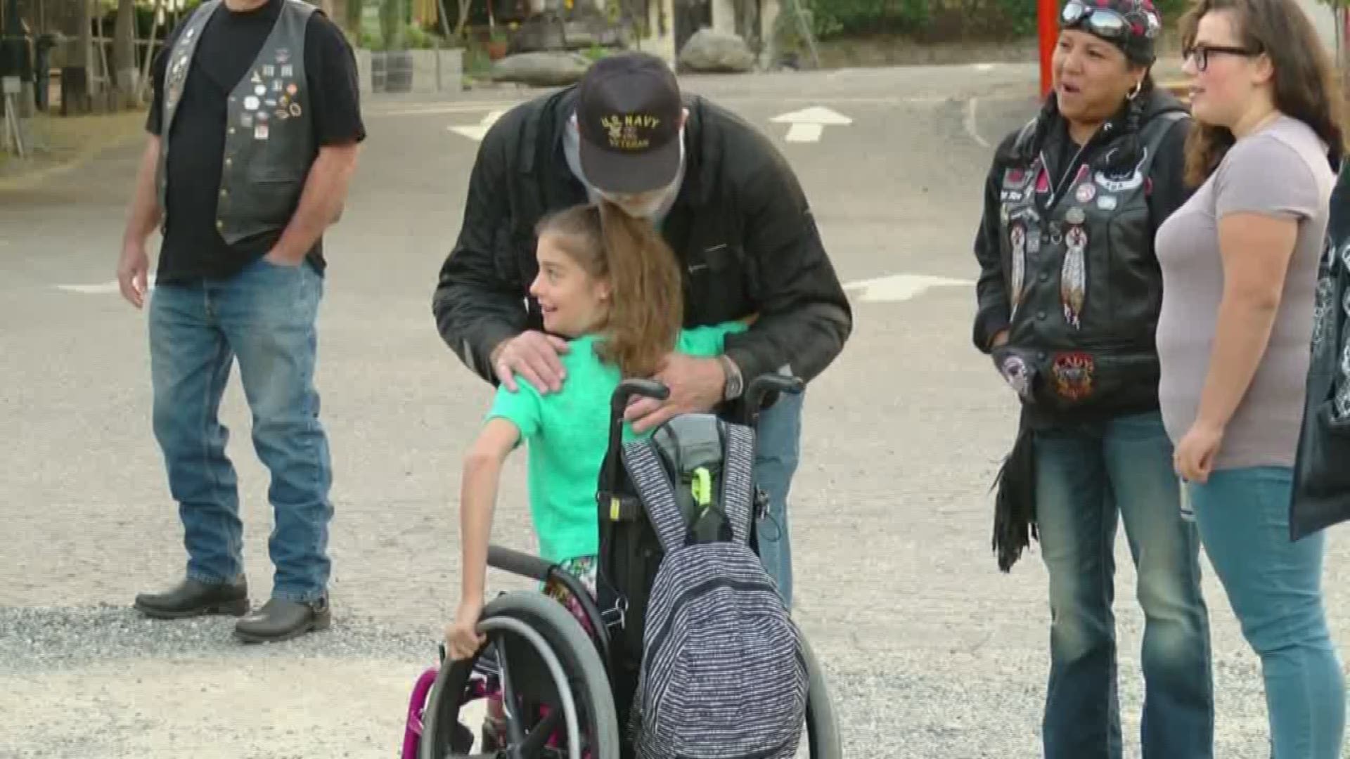 California bikers escort bullied special needs teen to school