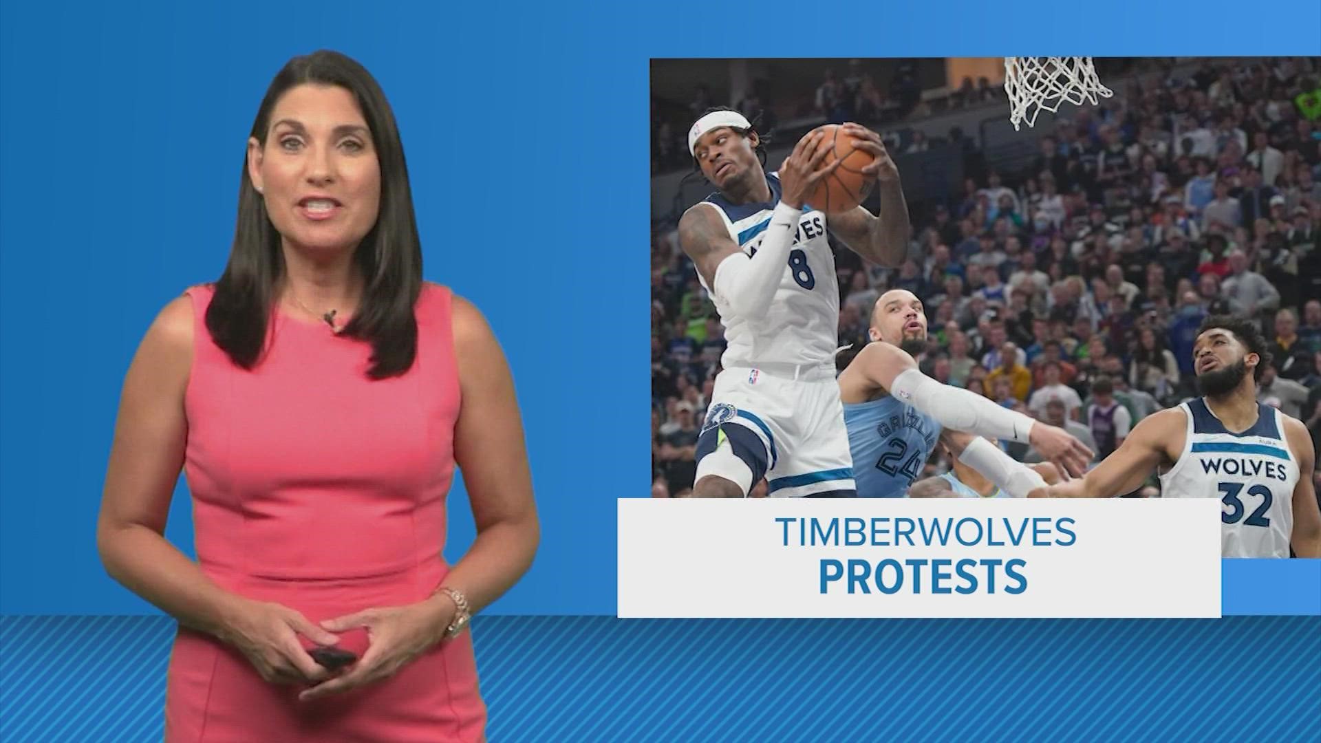 Why are animal rights protestors targeting NBA playoff games 