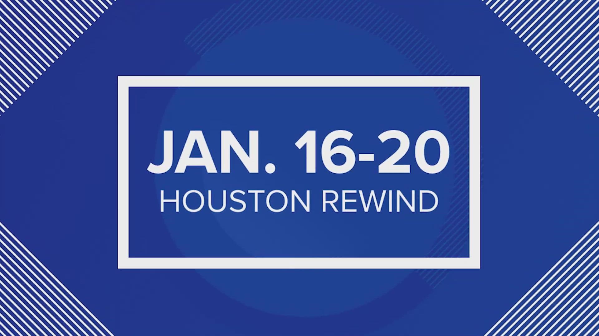 In every episode of the Houston Rewind, we get you caught up on stories you may have missed this week so you're ready for next week.