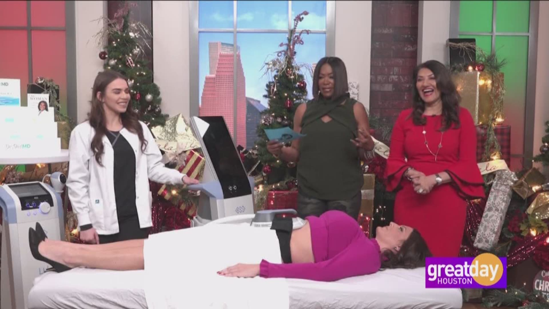 Dr. Shelena Lalji discusses the Emsculpt device that will help you sculpt your body, while Emtone will get rid of your cellulite.