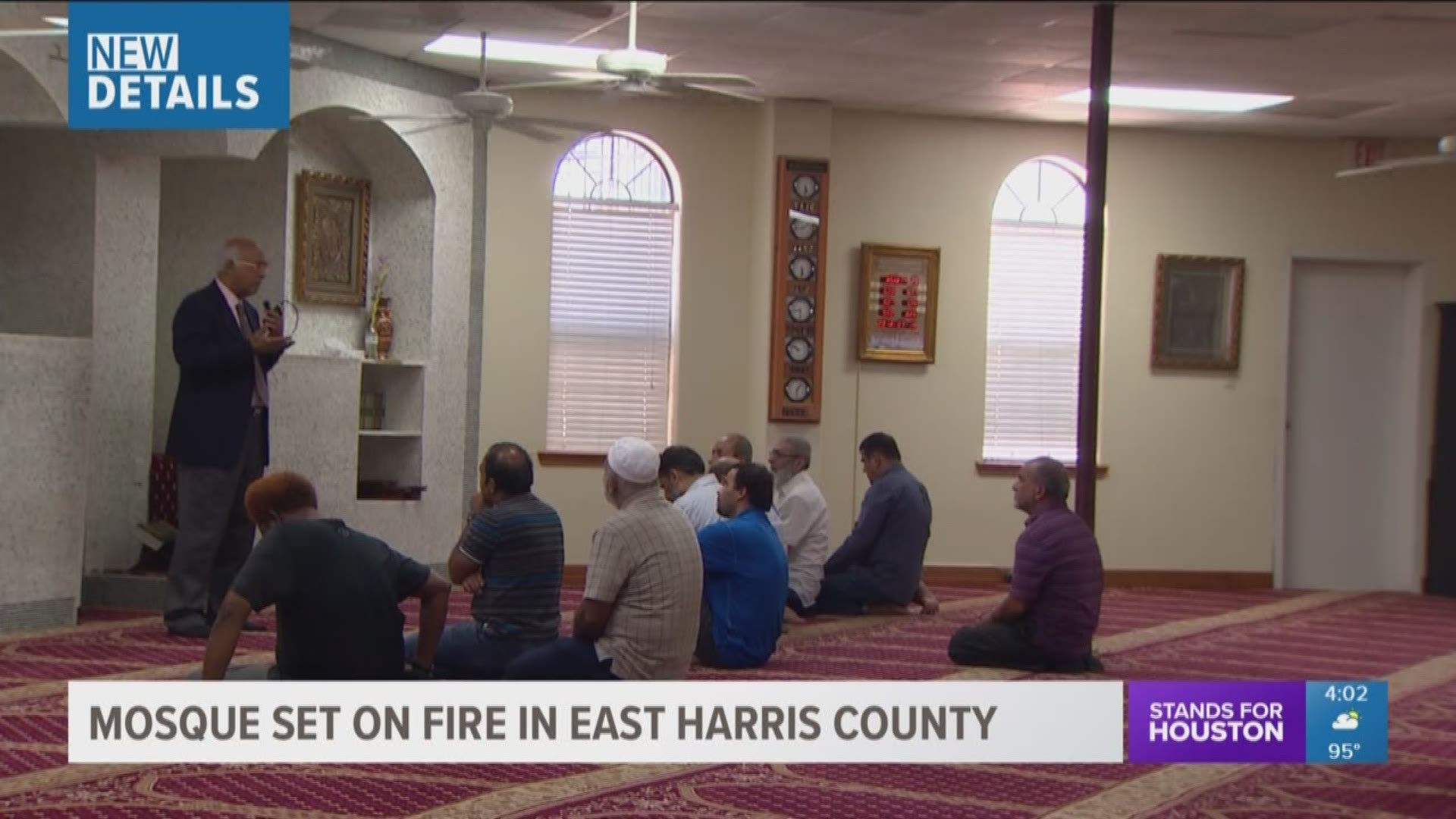 A Muslim community in east Harris County is looking for answers after a mosque was set on fire early Thursday morning. 