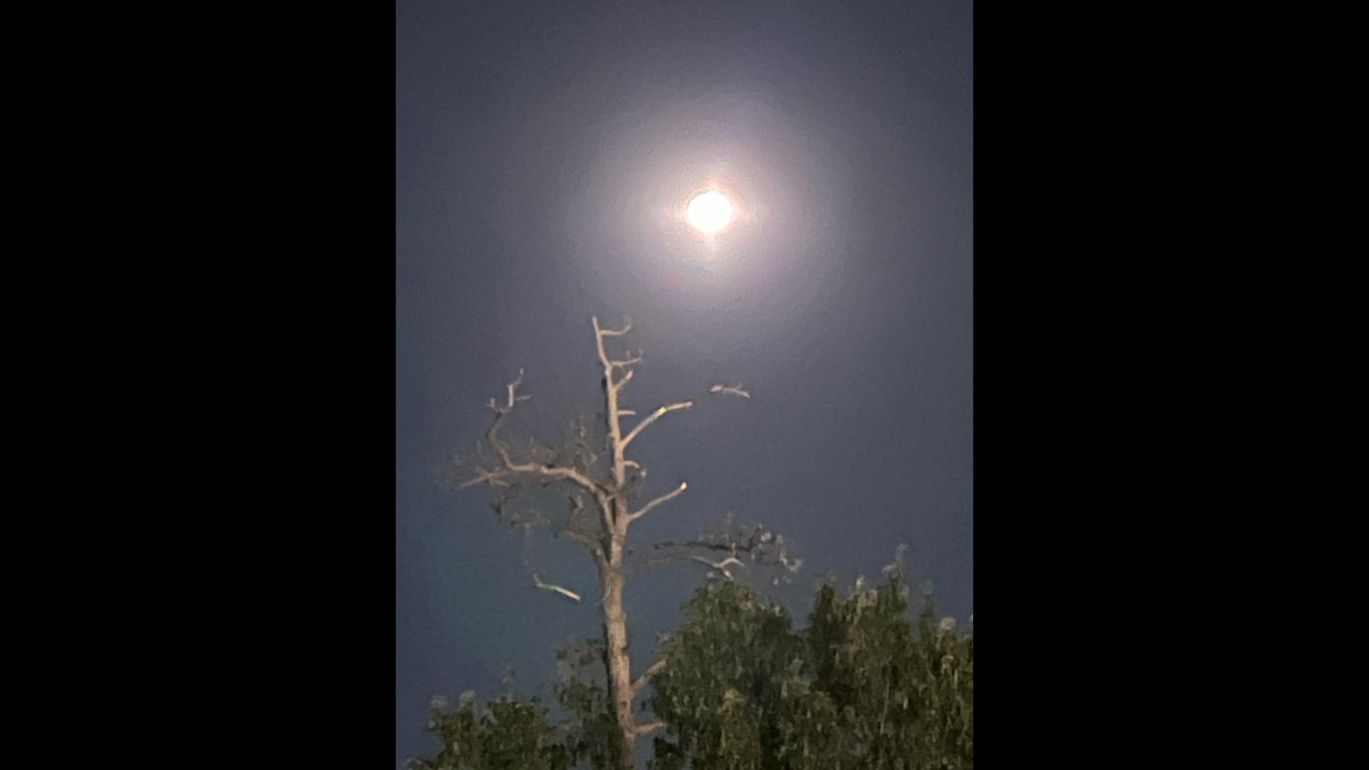 Super full harvest moon, partial lunar eclipse as seen in Houston ...
