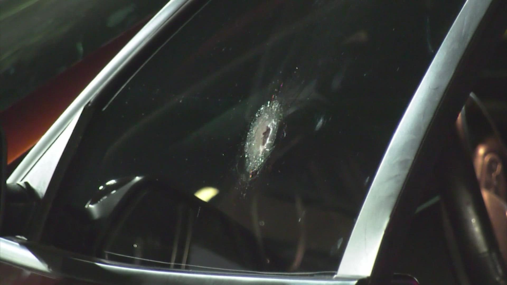 Deputy working security shoots driver who pinned him with car
