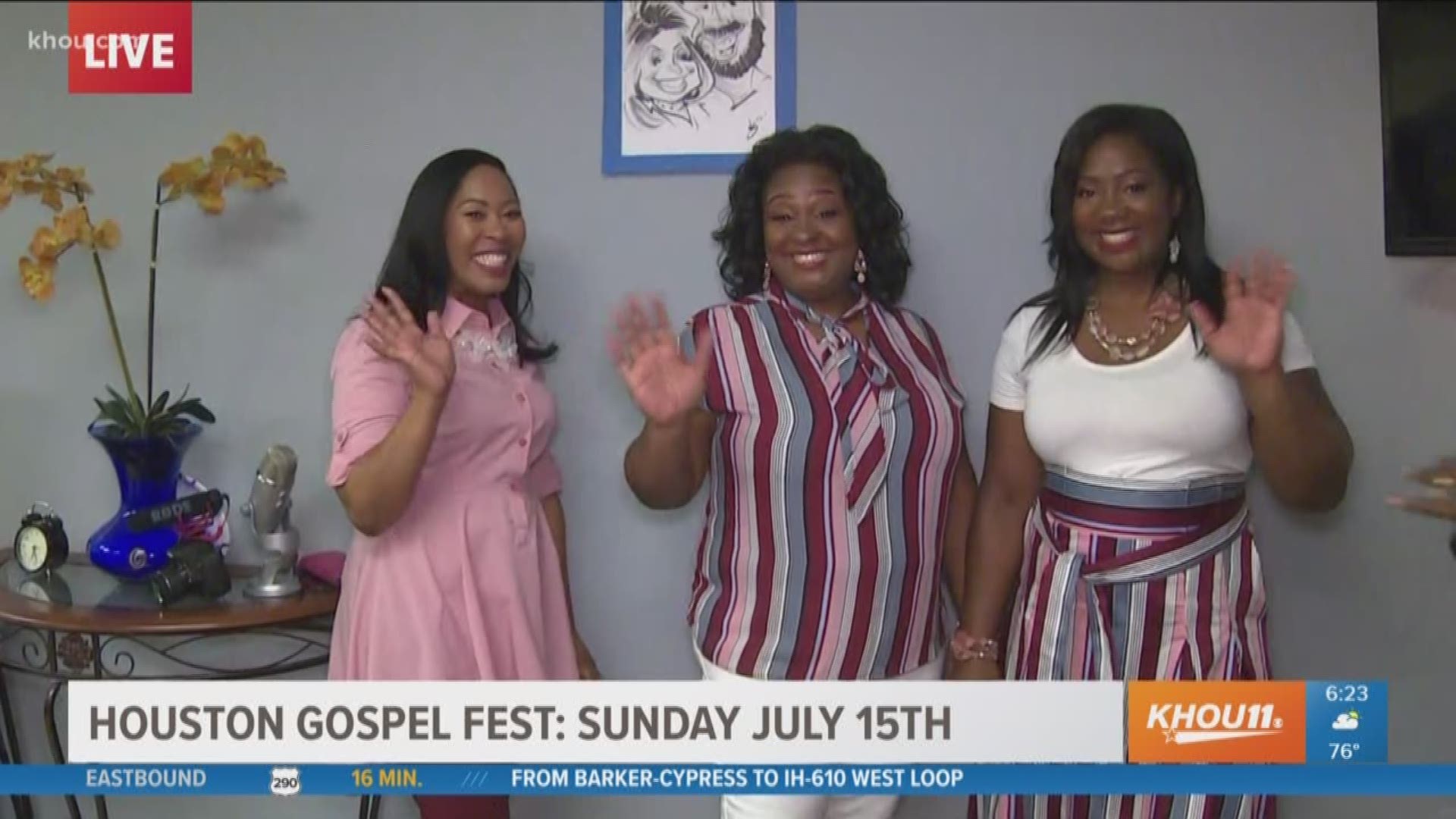 A huge gospel festival is coming to the Bayou City next week. KHOU 11 reporter Sherry Williams is live with the details. 