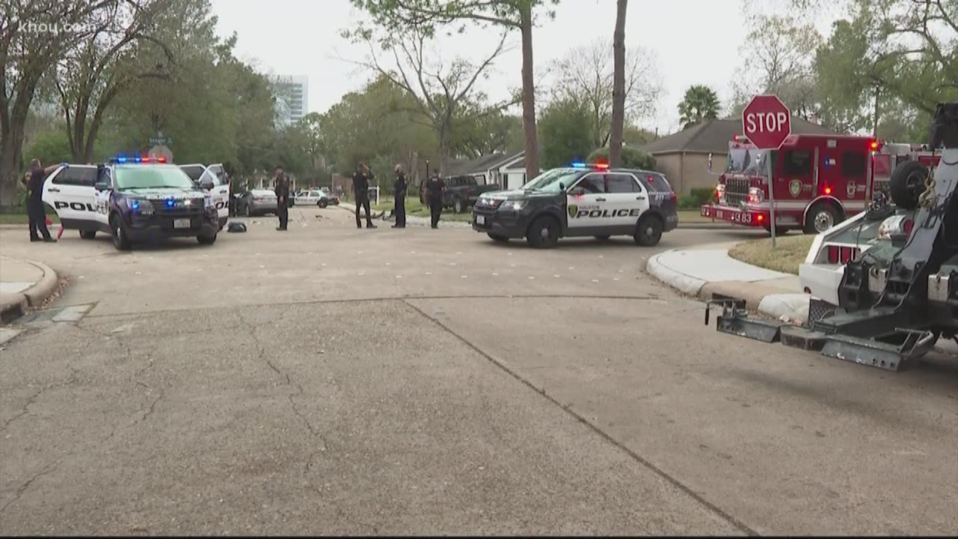 Teens in stolen truck lead police on chase in west Houston | khou.com