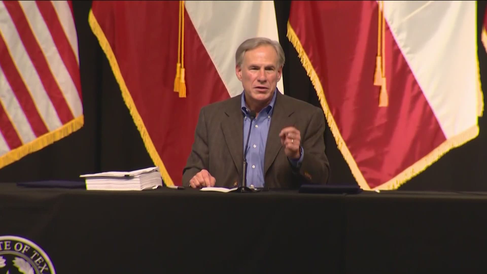 Gov. Greg Abbott announced Thursday that Texas will build a border wall along the state’s boundary with Mexico but did not provide details on where or when.