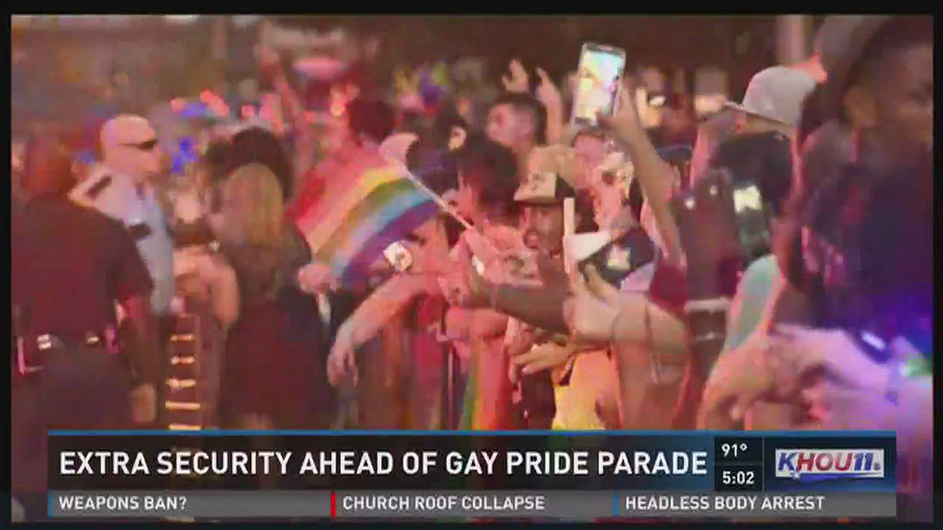 Houston police are prepping extra security ahead of the Pride Parade.